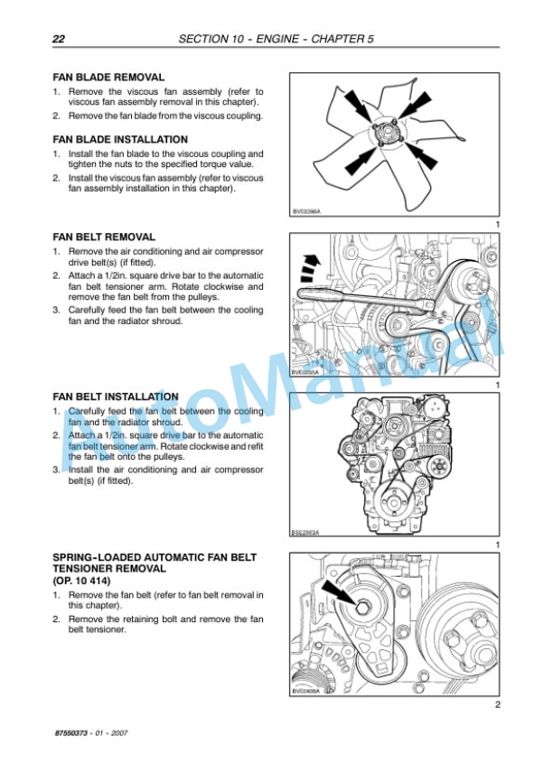 New Holland TS-A, T6000 Series Tractor Repair Manual 87550373 4 New Holland TS-A, T6000 Series Tractor Repair Manual 87550373-4
