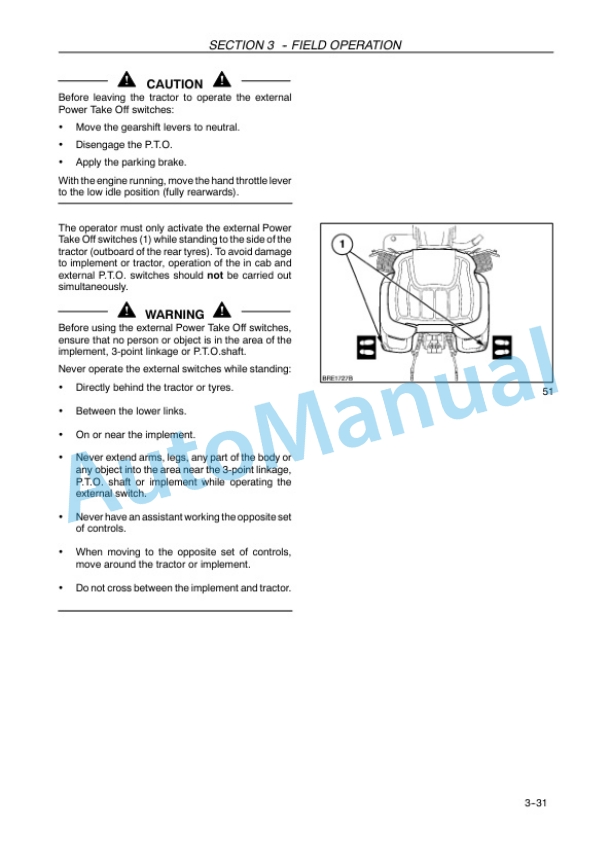New Holland TS100A, TS110A, TS115A, TS125A, TS135A TS-A Plus Tractor Operation and Maintenance Manual 82999105 3 New Holland TS100A, TS110A, TS115A, TS125A, TS135A TS-A Plus Tractor Operation and Maintenance Manual 82999105 - Image 3