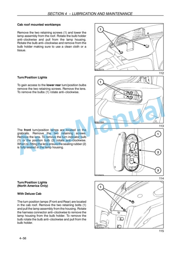 New Holland TS100A, TS110A, TS115A, TS130A TS-A Delta Tractor Operation and Maintenance Manual 82999129 5 New Holland TS100A, TS110A, TS115A, TS130A TS-A Delta Tractor Operation and Maintenance Manual 82999129 - Image 5