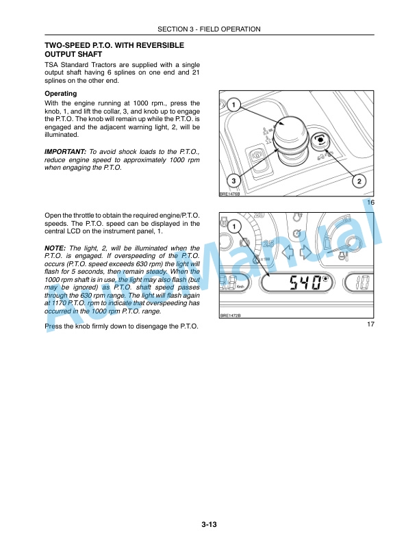 New Holland TS110A, TS115A, TS130A Tractor Operation and Maintenance Manual 82999203 3 New Holland TS110A, TS115A, TS130A Tractor Operation and Maintenance Manual 82999203 - Image 3