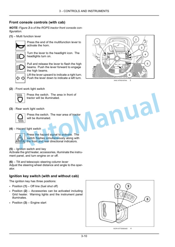 New Holland TS6.110, TS6.110HC, TS6.120, TS6.120HC, TS6.125, T6.140 Tier 3 Tractor Operation and Maintenance Manual 48042567 2 New Holland TS6.110, TS6.110HC, TS6.120, TS6.120HC, TS6.125, T6.140 Tier 3 Tractor Operation and Maintenance Manual 48042567-2