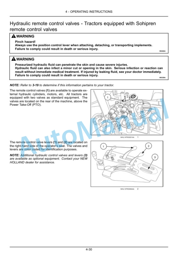 New Holland TS6.110, TS6.110HC, TS6.120, TS6.120HC, TS6.125, T6.140 Tier 3 Tractor Operation and Maintenance Manual 48042567 3 New Holland TS6.110, TS6.110HC, TS6.120, TS6.120HC, TS6.125, T6.140 Tier 3 Tractor Operation and Maintenance Manual 48042567-3