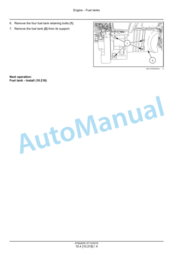 New Holland TS6.110, TS6.110HC, TS6.120, TS6.120HC, TS6.130, T6.140 Tier 4B Final Tractor Service Manual 47955983 3 New Holland TS6.110, TS6.110HC, TS6.120, TS6.120HC, TS6.130, T6.140 Tier 4B Final Tractor Service Manual 47955983 - Image 3
