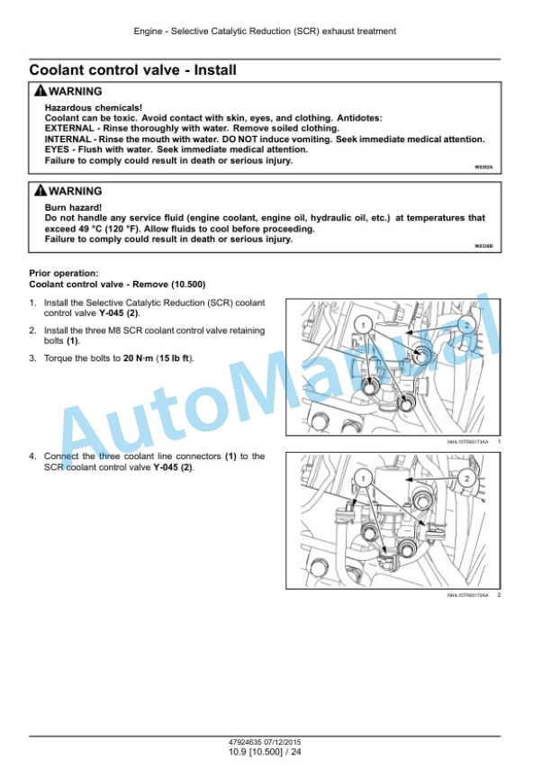 New Holland TS6.110, TS6.110HC, TS6.120, TS6.120HC, TS6.130, T6.140 Tier 4B Final Tractor Service Manual 47955983 5 New Holland TS6.110, TS6.110HC, TS6.120, TS6.120HC, TS6.130, T6.140 Tier 4B Final Tractor Service Manual 47955983 - Image 5