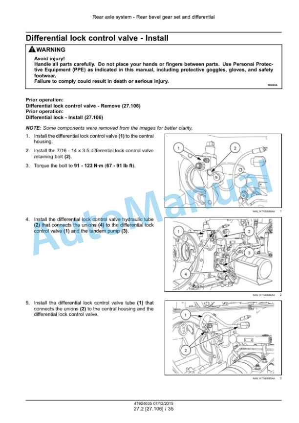 New Holland TS6.110, TS6.110HC, TS6.120, TS6.120HC, TS6.130, T6.140 Tier 4B Final Tractor Service Manual 47955985 5 New Holland TS6.110, TS6.110HC, TS6.120, TS6.120HC, TS6.130, T6.140 Tier 4B Final Tractor Service Manual 47955985 - Image 5