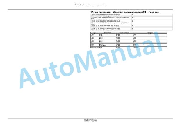 New Holland TS6.110, TS6.110HC, TS6.120, TS6.120HC, TS6.130, T6.140 Tier 4B Final Tractor Service Manual 47955987 4 New Holland TS6.110, TS6.110HC, TS6.120, TS6.120HC, TS6.130, T6.140 Tier 4B Final Tractor Service Manual 47955987 - Image 4