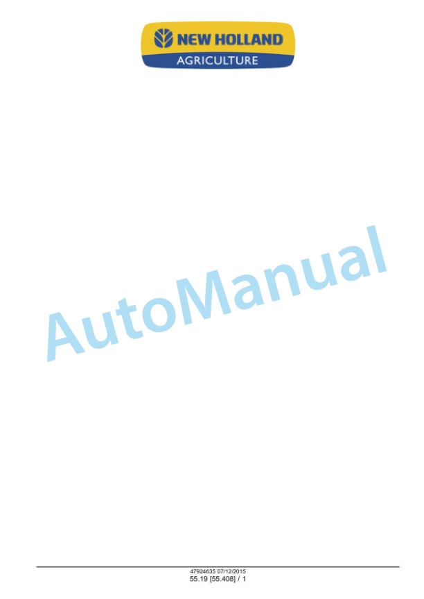 New Holland TS6.110, TS6.110HC, TS6.120, TS6.120HC, TS6.130, T6.140 Tier 4B Final Tractor Service Manual 47955989 3 New Holland TS6.110, TS6.110HC, TS6.120, TS6.120HC, TS6.130, T6.140 Tier 4B Final Tractor Service Manual 47955989 - Image 3