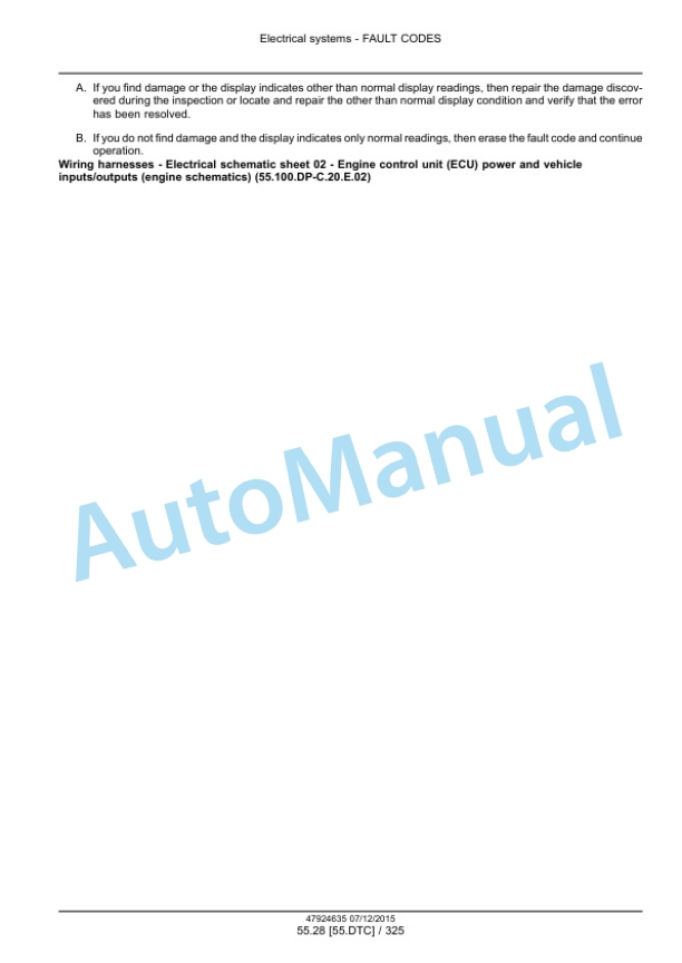 New Holland TS6.110, TS6.110HC, TS6.120, TS6.120HC, TS6.130, T6.140 Tier 4B Final Tractor Service Manual 47955990 5 New Holland TS6.110, TS6.110HC, TS6.120, TS6.120HC, TS6.130, T6.140 Tier 4B Final Tractor Service Manual 47955990-5