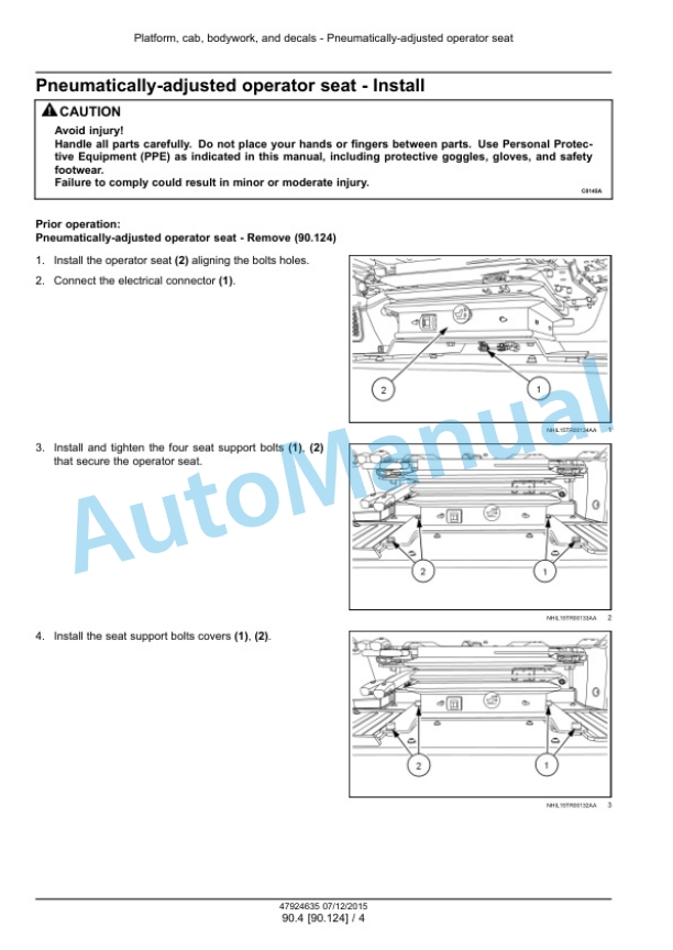 New Holland TS6.110, TS6.110HC, TS6.120, TS6.120HC, TS6.130, T6.140 Tier 4B Final Tractor Service Manual 47955991 5 New Holland TS6.110, TS6.110HC, TS6.120, TS6.120HC, TS6.130, T6.140 Tier 4B Final Tractor Service Manual 47955991 - Image 5
