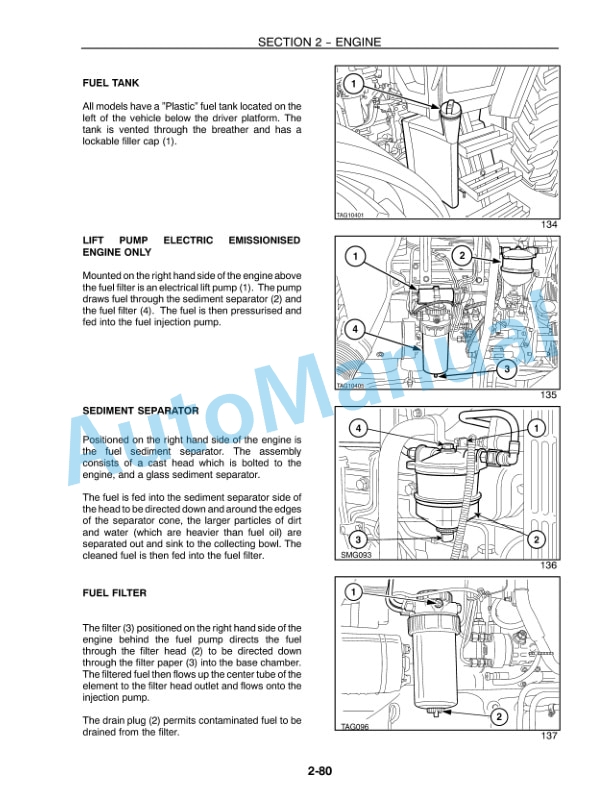 New Holland TS90, TS100, TS110 Repair Manual 86572174 4 New Holland TS90, TS100, TS110 Repair Manual 86572174-4