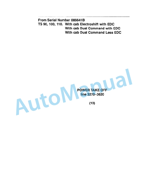 New Holland TS90, TS100, TS110 Repair Manual 86572175 5 New Holland TS90, TS100, TS110 Repair Manual 86572175 - Image 5