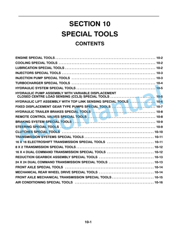 New Holland TS90, TS100, TS110 Repair Manual 86572182 2 New Holland TS90, TS100, TS110 Repair Manual 86572182-2