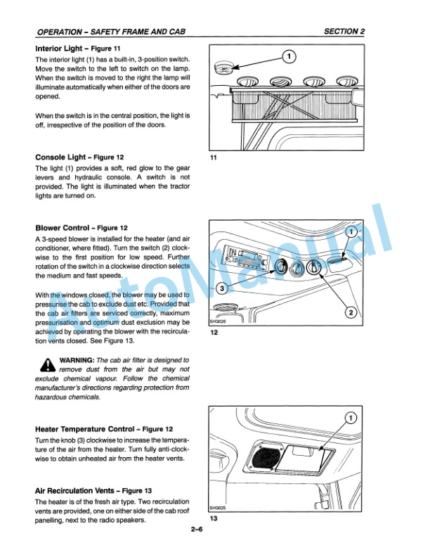 New Holland TS90, TS100, TS110 Synchro Command and ElectroShift Trasmission Operation and Maintenance Manual 86562959 2 New Holland TS90, TS100, TS110 Synchro Command and ElectroShift Trasmission Operation and Maintenance Manual 86562959-2