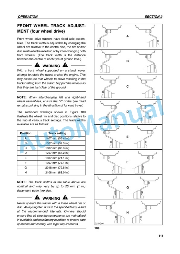 New Holland TS90, TS100, TS110, TS115 Tractor Operation and Maintenance Manual 6045339100 4 New Holland TS90, TS100, TS110, TS115 Tractor Operation and Maintenance Manual 6045339100-4