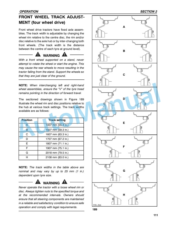 New Holland TS90, TS100, TS110, TS115 Tractor Operation and Maintenance Manual 86630281 4 New Holland TS90, TS100, TS110, TS115 Tractor Operation and Maintenance Manual 86630281-4