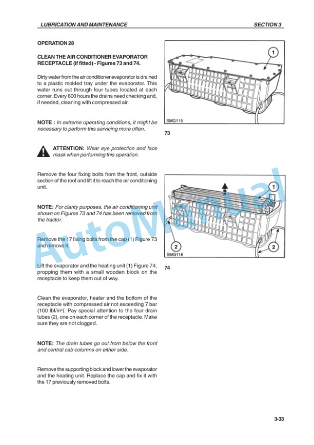 New Holland TS90, TS100, TS110, TS120 Tractor Operation and Maintenance Manual 73400916 5 New Holland TS90, TS100, TS110, TS120 Tractor Operation and Maintenance Manual 73400916-5