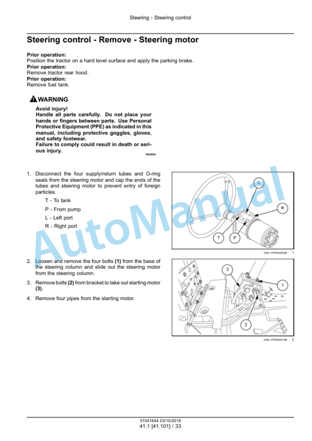 New Holland TT3.35, TT3.40, TT3.45, TT3.50 Tractor Service Manual 51541644 5 New Holland TT3.35, TT3.40, TT3.45, TT3.50 Tractor Service Manual 51541644 - Image 5