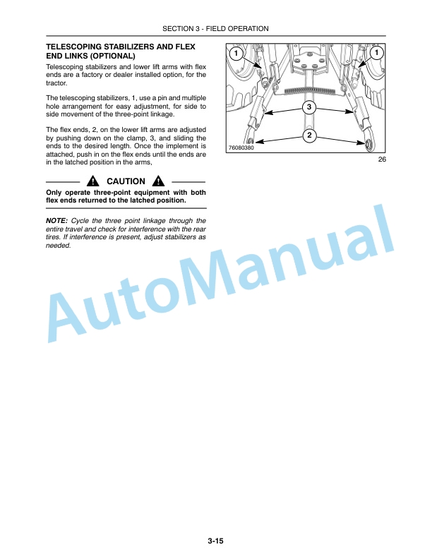 New Holland TT45A, TT50A Tractor Operation and Maintenance Manual 87473184 3 New Holland TT45A, TT50A Tractor Operation and Maintenance Manual 87473184 - Image 3