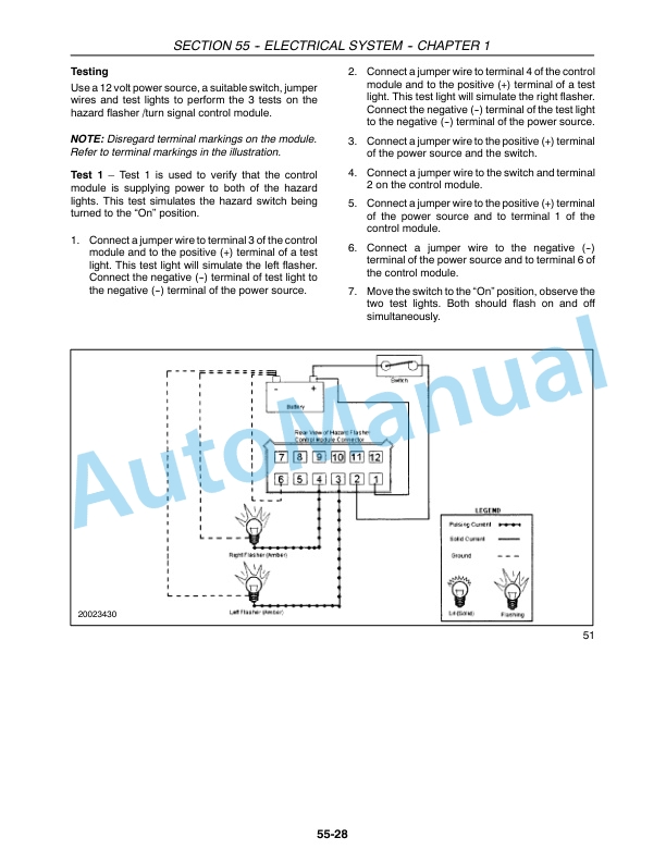 New Holland TT45A, TT50A Tractor Repair Manual 87655300 3 New Holland TT45A, TT50A Tractor Repair Manual 87655300-3