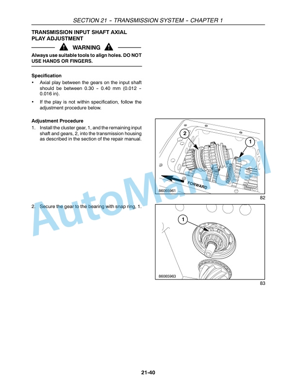 New Holland TT45A, TT50A Tractor Repair Manual 87655301 3 New Holland TT45A, TT50A Tractor Repair Manual 87655301 - Image 3