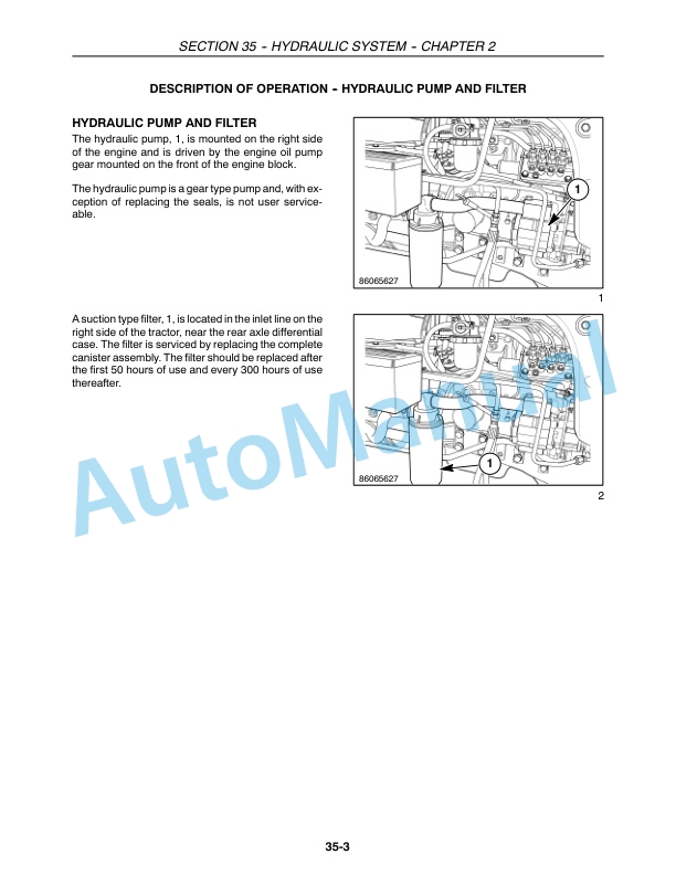 New Holland TT45A, TT50A Tractor Repair Manual 87655301 4 New Holland TT45A, TT50A Tractor Repair Manual 87655301 - Image 4