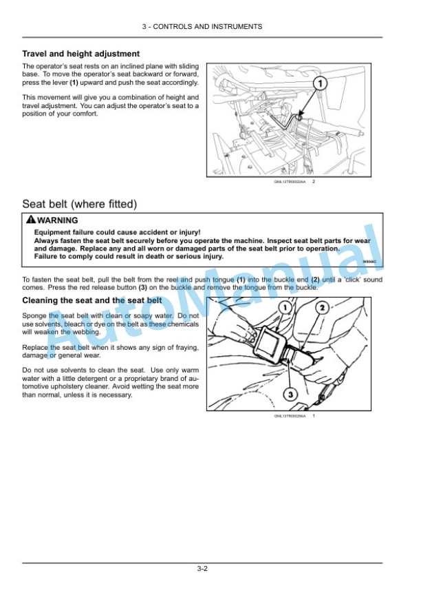 New Holland TT4.80, TT4.90 Tractor Operation and Maintenance Manual 48064894 2 New Holland TT4.80, TT4.90 Tractor Operation and Maintenance Manual 48064894-2