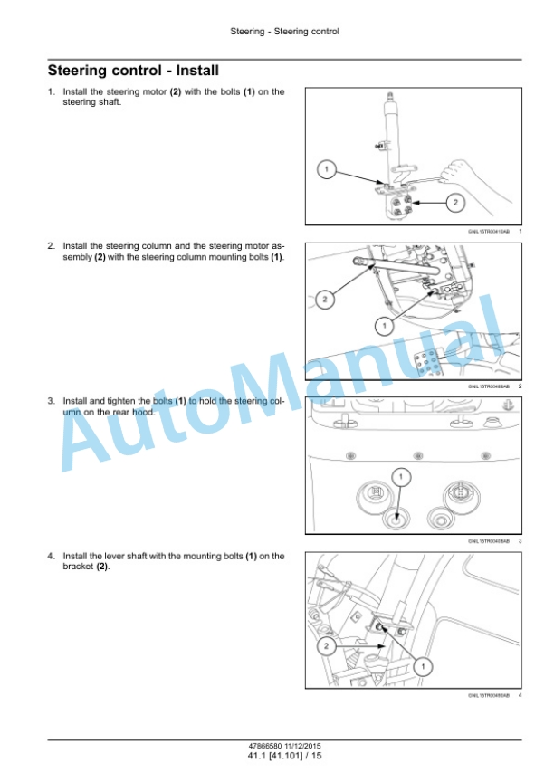 New Holland TT4.80, TT4.90 Tractor Service Manual 47866580 4 New Holland TT4.80, TT4.90 Tractor Service Manual 47866580 - Image 4