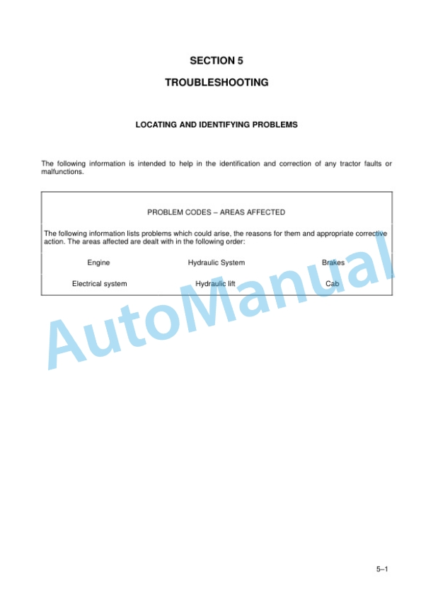 New Holland TT50, TT55, TT65, TT75, TT50B, TT55B, TT65B, TT75B Tractor Operation and Maintenance Manual 84190506 5 New Holland TT50, TT55, TT65, TT75, TT50B, TT55B, TT65B, TT75B Tractor Operation and Maintenance Manual 84190506-5