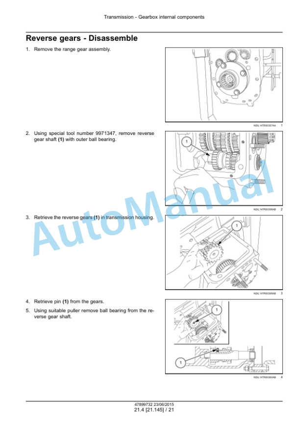 New Holland TT55, TT65, TT75 Tractor Service Manual 47899732 3 New Holland TT55, TT65, TT75 Tractor Service Manual 47899732 - Image 3