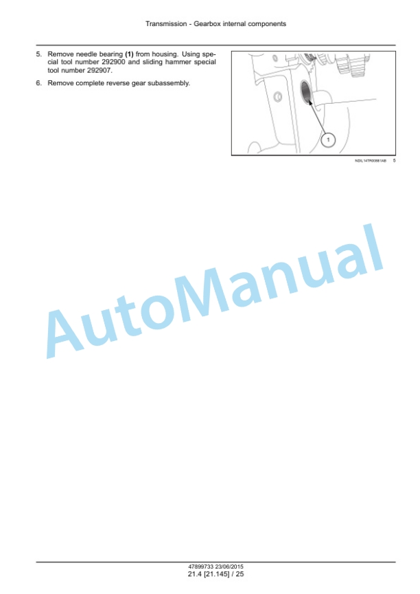 New Holland TT55, TT65, TT75 Tractor Service Manual 47899733 3 New Holland TT55, TT65, TT75 Tractor Service Manual 47899733 - Image 3