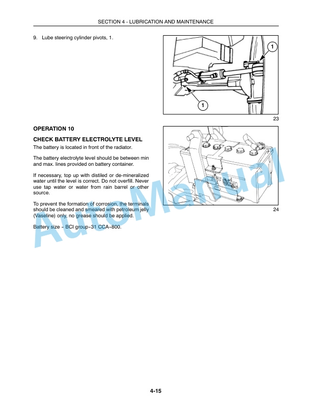 New Holland TT60A, TT75A Tractor Operation and Maintenance Manual 87473188 4 New Holland TT60A, TT75A Tractor Operation and Maintenance Manual 87473188 - Image 4