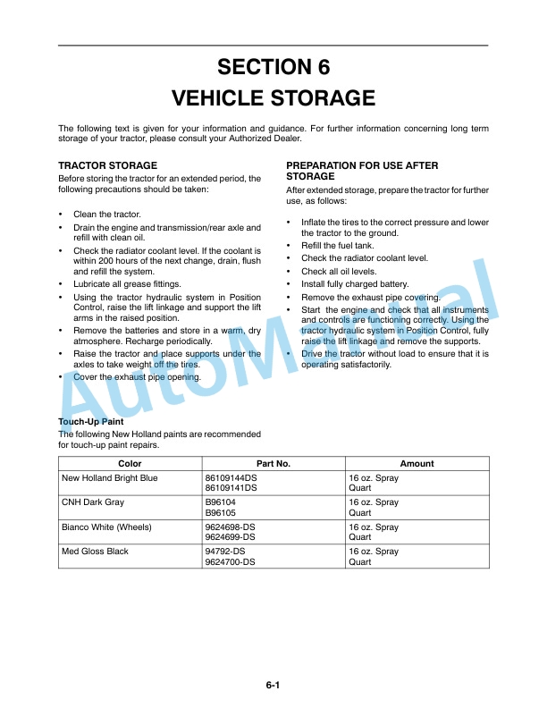 New Holland TT60A, TT75A Tractor Operation and Maintenance Manual 87473188 5 New Holland TT60A, TT75A Tractor Operation and Maintenance Manual 87473188 - Image 5