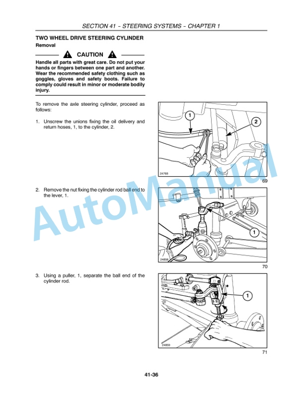 New Holland TT60A, TT75A Tractor Repair Manual 84154804 2 New Holland TT60A, TT75A Tractor Repair Manual 84154804-2
