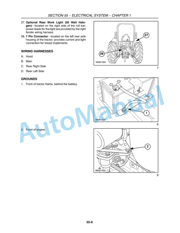 New Holland TT60A, TT75A Tractor Repair Manual 84154804 3 New Holland TT60A, TT75A Tractor Repair Manual 84154804-3