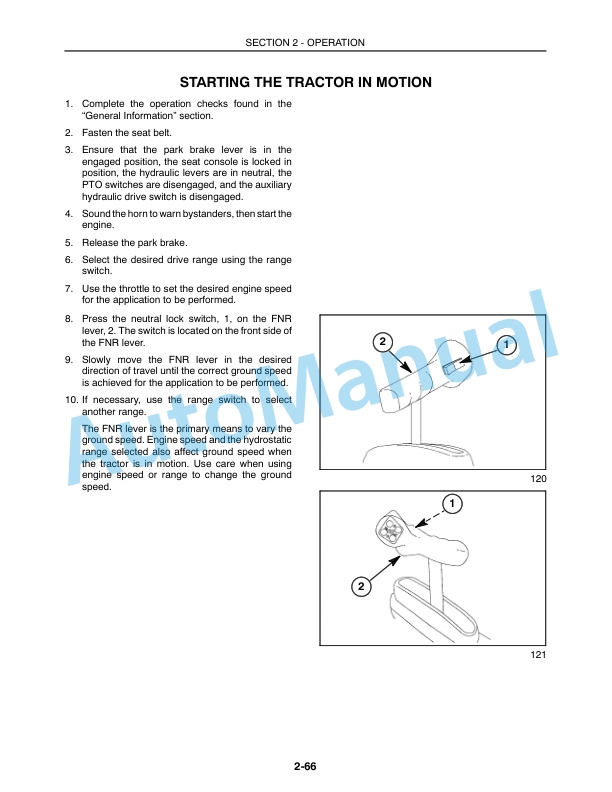New Holland TV140 Operation and Maintenance Manual 86640630 3 New Holland TV140 Operation and Maintenance Manual 86640630-3