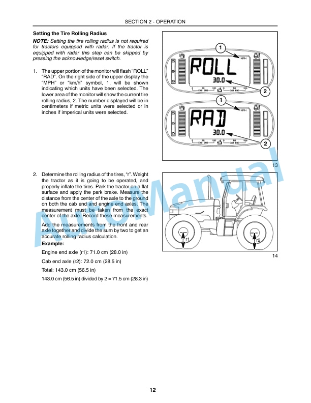 New Holland TV140 Supplement Operation and Maintenance Manual 86636866 3 New Holland TV140 Supplement Operation and Maintenance Manual 86636866-3