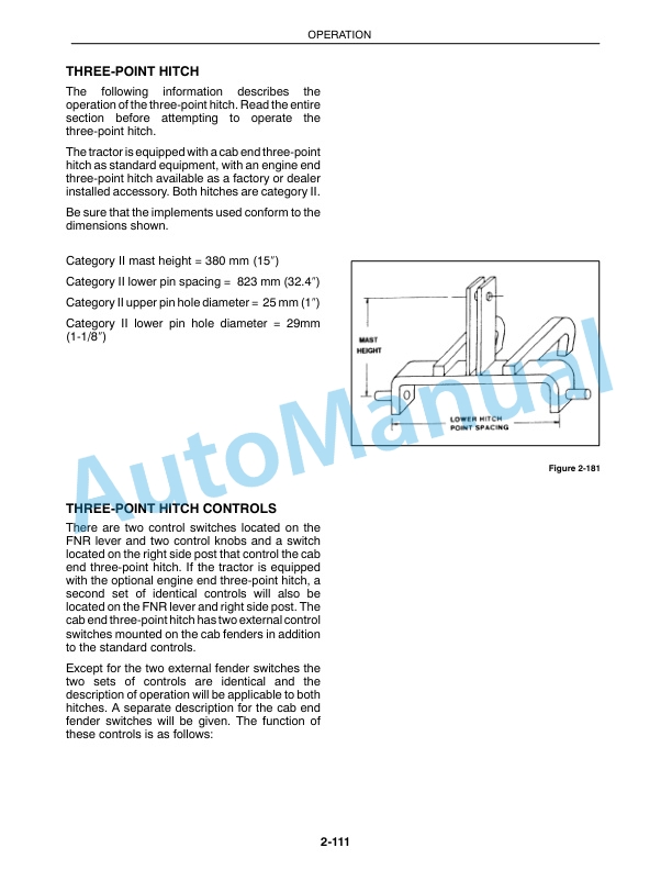 New Holland TV140 Tractor Operation and Maintenance Manual 86562957 4 New Holland TV140 Tractor Operation and Maintenance Manual 86562957-4
