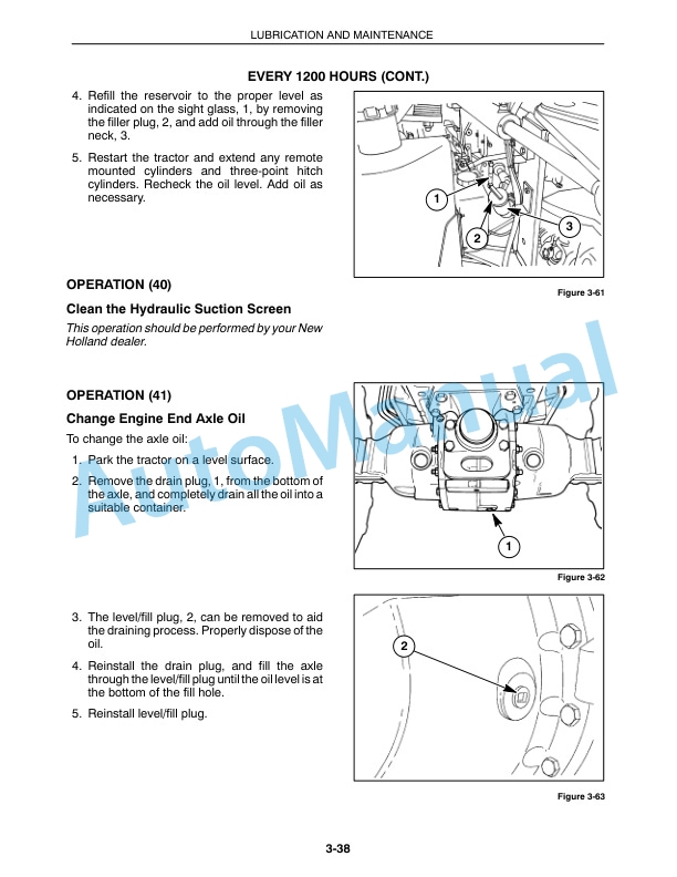 New Holland TV140 Tractor Operation and Maintenance Manual 86562957 5 New Holland TV140 Tractor Operation and Maintenance Manual 86562957-5