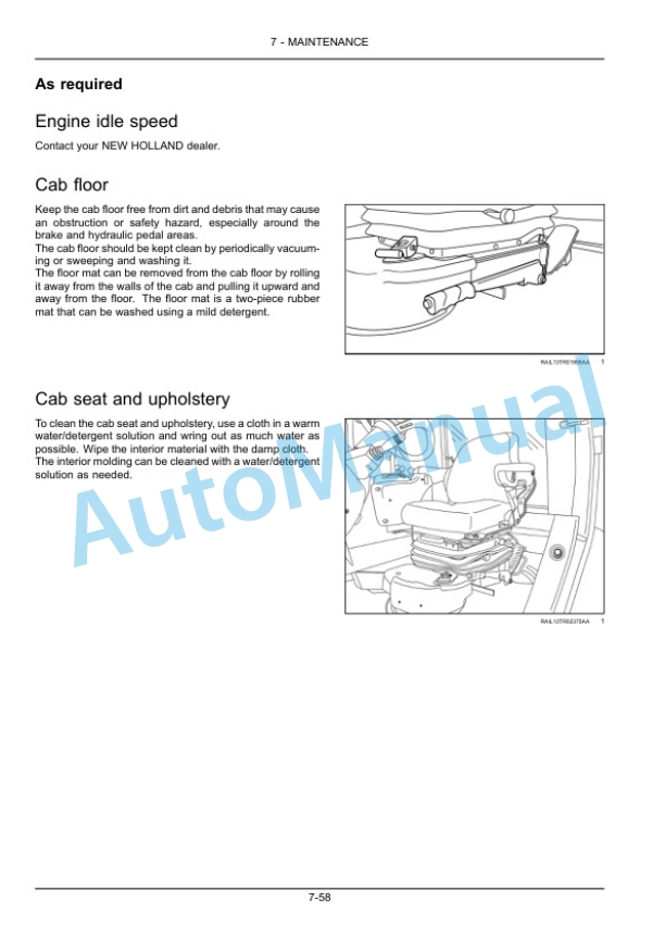 New Holland TV6070 Tractor Operation and Maintenance Manual 47538609 5 New Holland TV6070 Tractor Operation and Maintenance Manual 47538609-5
