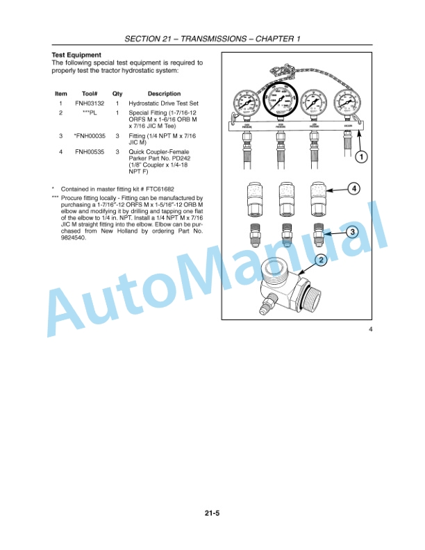New Holland TV6070 Tractor Repair Manual 84127310 4 New Holland TV6070 Tractor Repair Manual 84127310-4