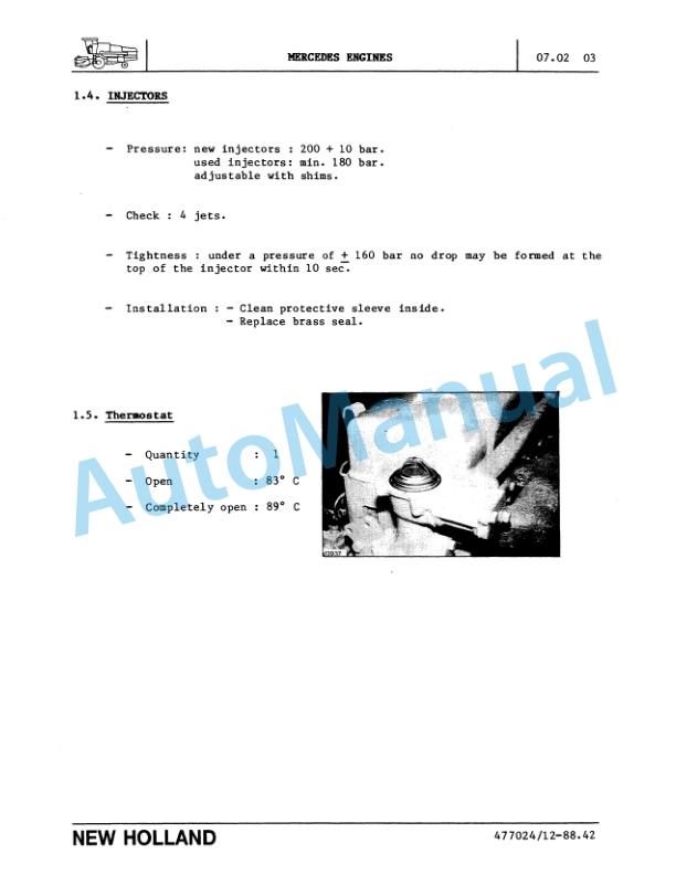 New Holland TX36, TX66, TX68 TX Series Combine Service Manual 40483610 3 New Holland TX36, TX66, TX68 TX Series Combine Service Manual 40483610 - Image 3