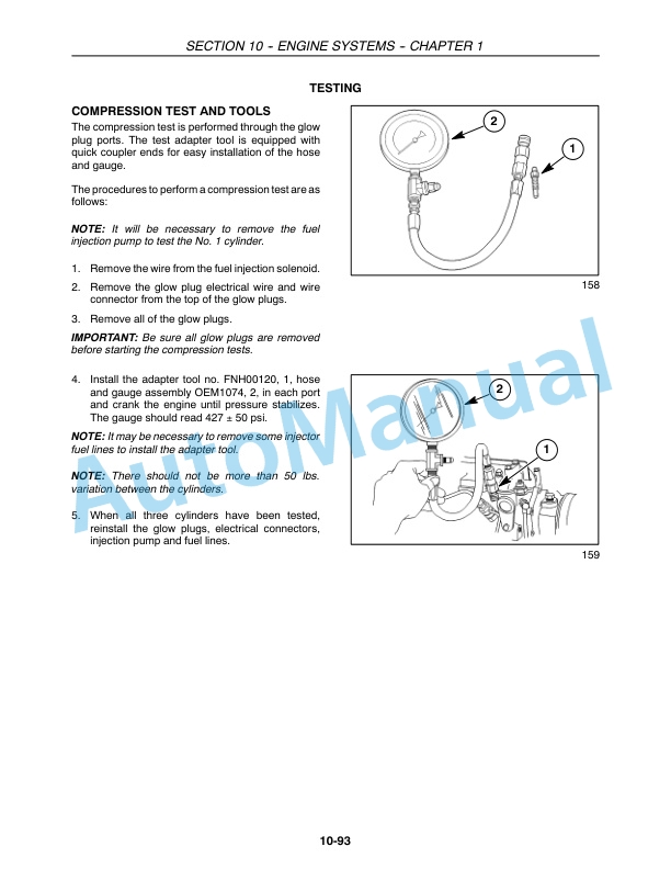 New Holland TZ18DA, TZ22DA, TZ24DA, TZ25DA Tractor Repair Manual 87350101-4