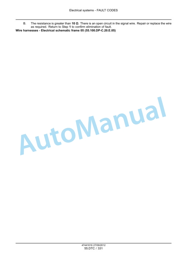 New Holland U80C Electrical System Service Manual 47447776 4 New Holland U80C Electrical System Service Manual 47447776-4