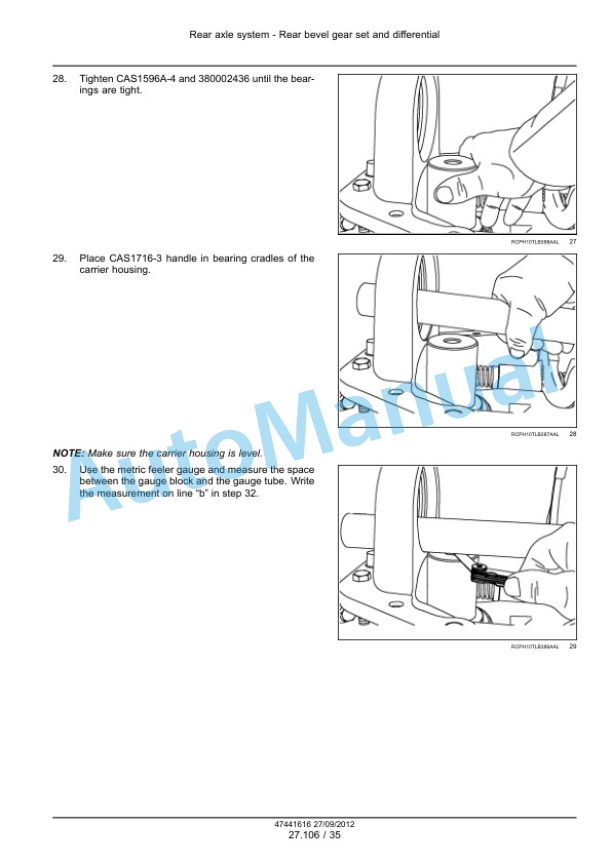 New Holland U80C Front Axle System - 25, Powered Front Axle - 100 Service Manual 47447773 4 New Holland U80C Front Axle System - 25, Powered Front Axle - 100 Service Manual 47447773-4