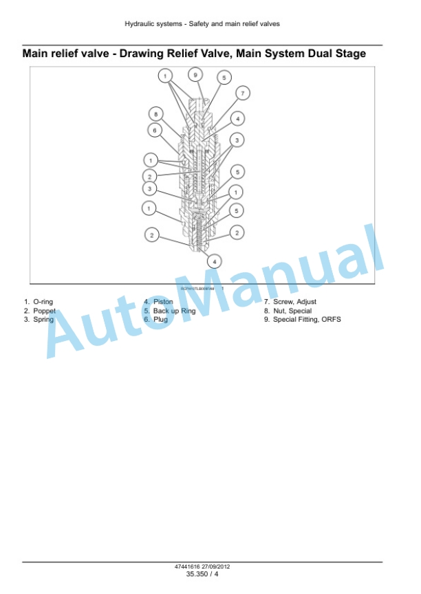 New Holland U80C Hydraulic System Service Manual 47447774 4 New Holland U80C Hydraulic System Service Manual 47447774-4
