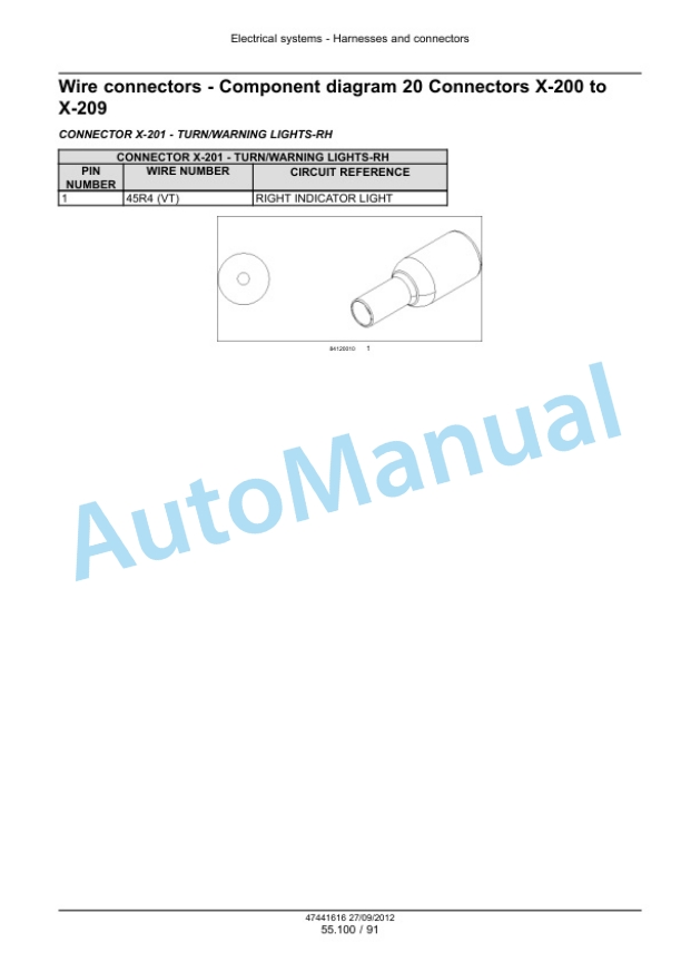 New Holland U80C Tier 4 Tractor Backhoe Service Manual 47441616 4 New Holland U80C Tier 4 Tractor Backhoe Service Manual 47441616 - Image 4