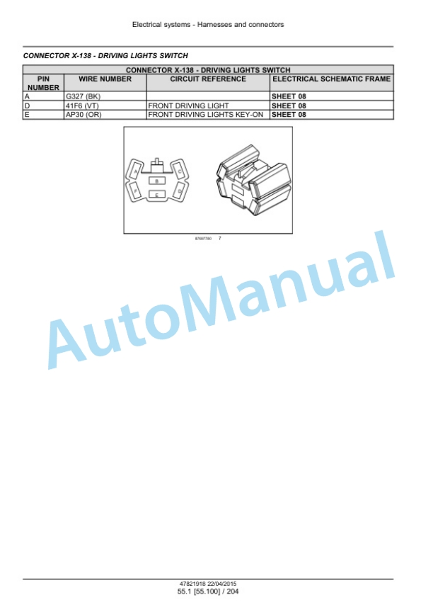 New Holland U80C Tier 4B Final Tractor Loader Service Manual 47821918 4 New Holland U80C Tier 4B Final Tractor Loader Service Manual 47821918 - Image 4