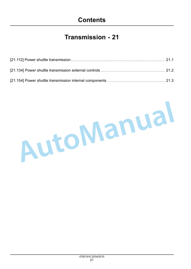 New Holland U80C Tier 4B Final Tractor Loader Service Manual 47881789 3 New Holland U80C Tier 4B Final Tractor Loader Service Manual 47881789 - Image 3