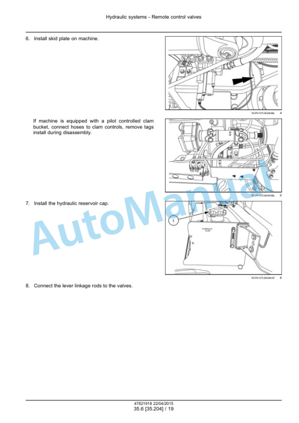 New Holland U80C Tier 4B Final Tractor Loader Service Manual 47881791 3 New Holland U80C Tier 4B Final Tractor Loader Service Manual 47881791 - Image 3