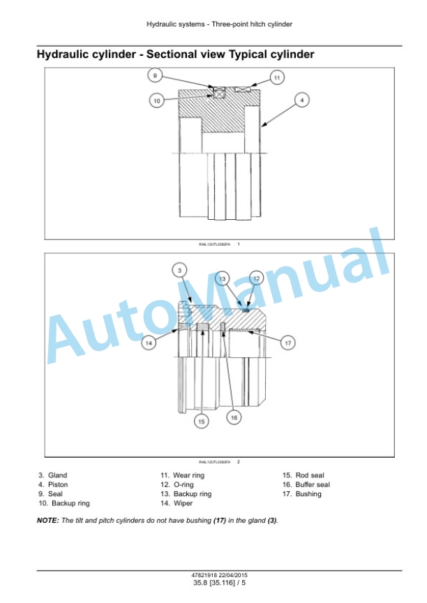New Holland U80C Tier 4B Final Tractor Loader Service Manual 47881791 4 New Holland U80C Tier 4B Final Tractor Loader Service Manual 47881791 - Image 4